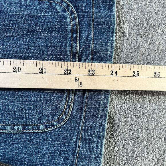 Vintage Duck Head Chore Jacket Womens Size 14 Blue Denim Button Front‎ 90s Y2K - Picture 9 of 10